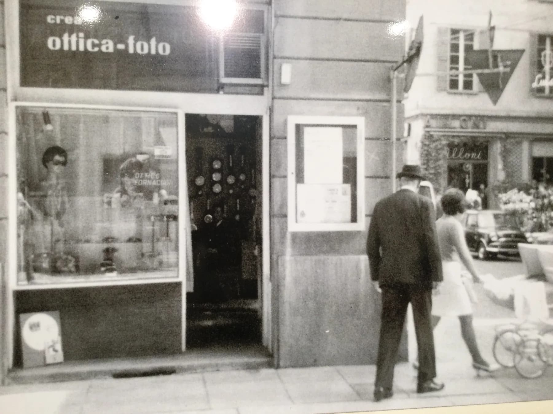 Lo storico negozio di Ottica C.R.E.A.